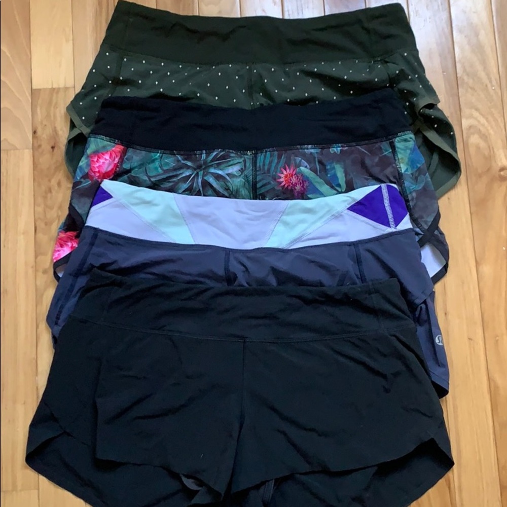 Lululemon speed short lot size 8
